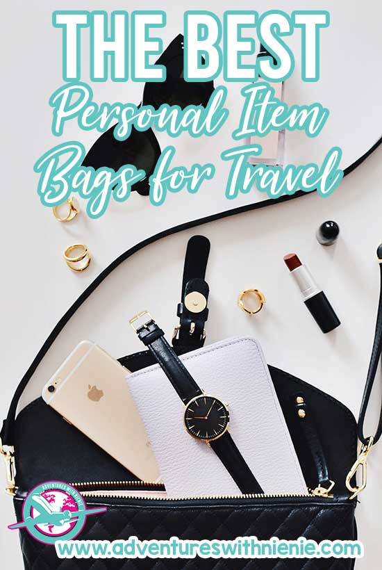 Best Personal Item Bag for Travel Pinterest Image
